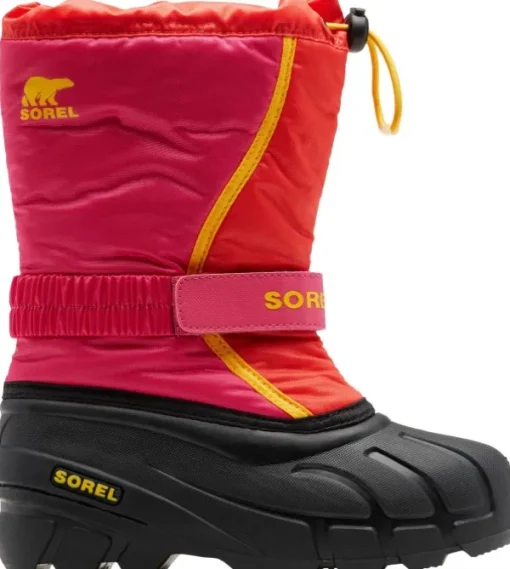 Youth Unisex Youth Flurry lasten talvikengät, punainen-Sorel Clearance
