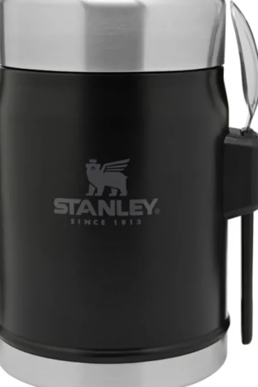 Stanley The Legendary Food Jar + Spork 0,4L Matte Black Clearance