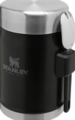 Stanley The Legendary Food Jar + Spork 0,4L Matte Black Clearance