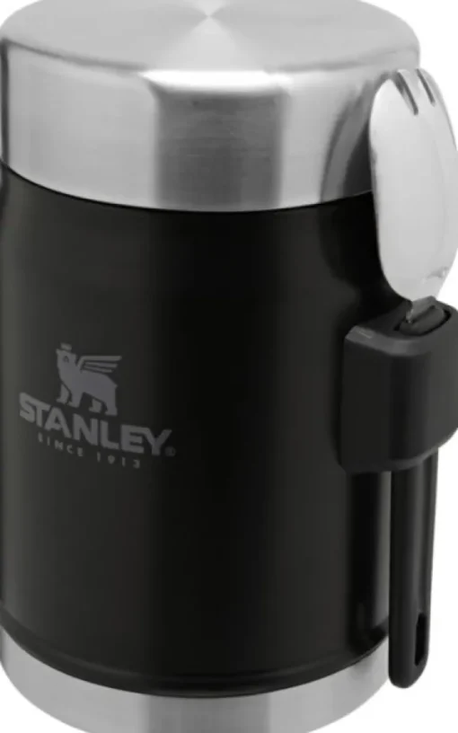 Stanley The Legendary Food Jar + Spork 0,4L Matte Black Clearance