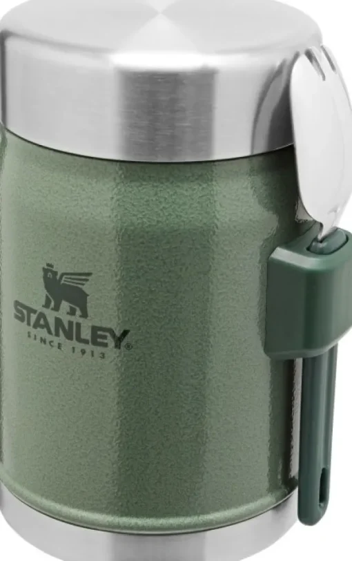Stanley The Legendary Food Jar + Spork 0,4L Hammertone Green Clearance
