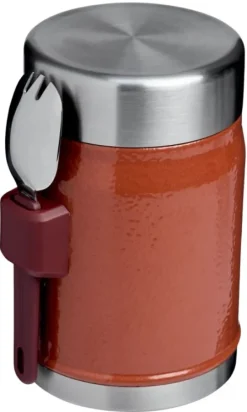 Stanley The Legendary Food Jar + Spork, ruokatermos ja spork, 0,4 L, Hammertone Clay Sale