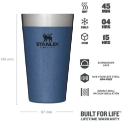 Stanley The Stacking Beer Pint muki, 0,47 L, Hammertone Lake Outlet