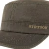 Army Cap lippalakki, ruskea-Stetson Outlet