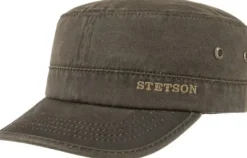 Army Cap lippalakki, ruskea-Stetson Outlet