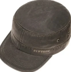 Army Cap lippalakki, ruskea-Stetson Outlet