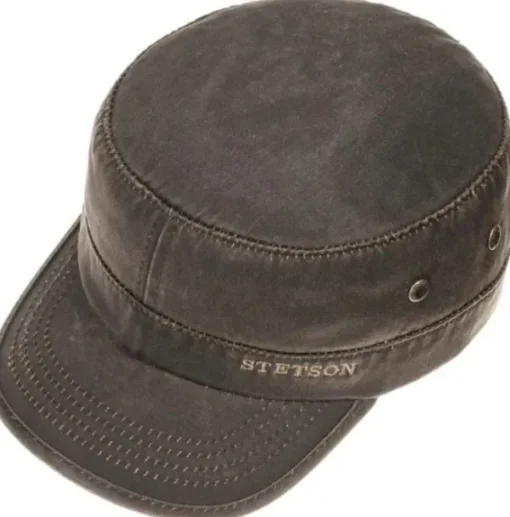 Army Cap lippalakki, ruskea-Stetson Outlet