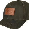Baseball Cap CO/PES Leather Patch Brown-Stetson New