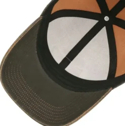 Baseball Cap CO/PES Leather Patch Brown-Stetson New
