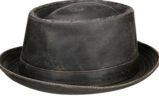 Stetson Pork Pie CO/PES hattu, ruskea Fashion