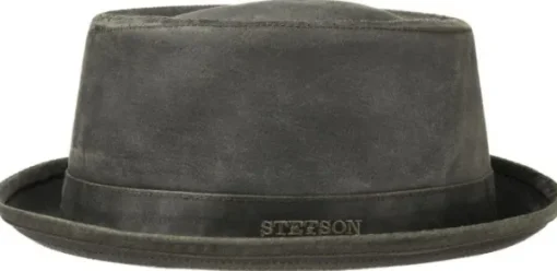 Stetson Pork Pie CO/PES hattu, ruskea Fashion