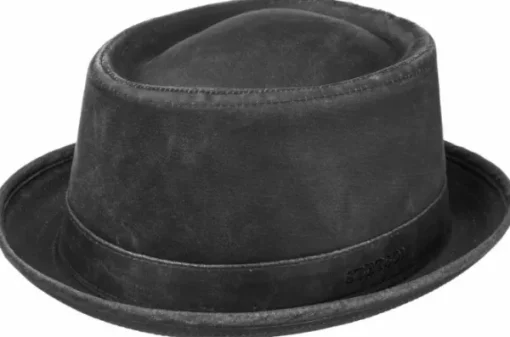Stetson Pork Pie CO/PES hattu, ruskea Fashion