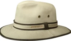 Stetson Traveller Cotton lierihattu vaaleanbeige Clearance