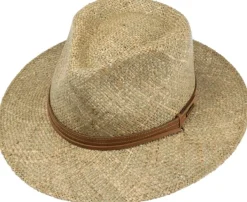 Traveller Seagrass with chin strap Natural-Stetson Sale