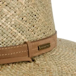 Traveller Seagrass with chin strap Natural-Stetson Sale