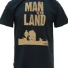 Man Of The Land Tee paita, Black-Swazi New