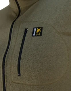 Micro Shirt fleecepusero, maastonvihreä-Swazi Discount