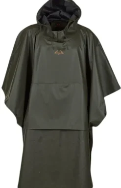 Crest Poncho Rain Gear sadeviitta, Green-Swedteam Outlet