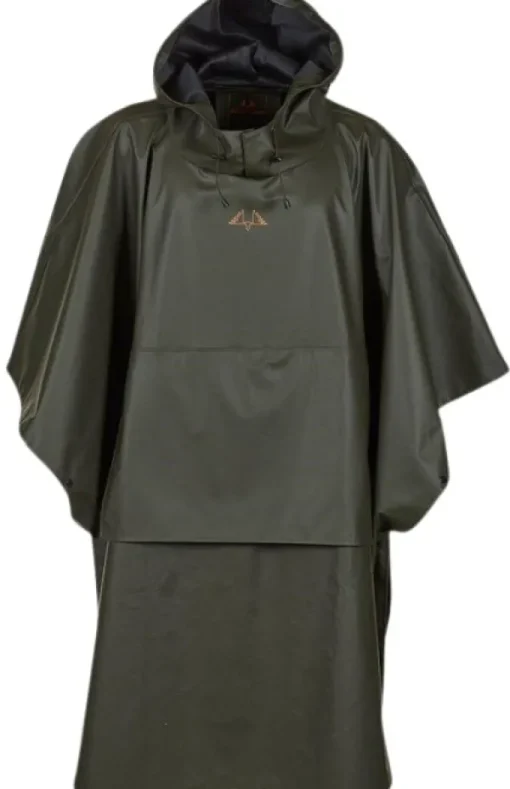 Crest Poncho Rain Gear sadeviitta, Green-Swedteam Outlet