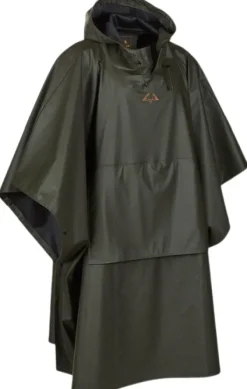 Crest Poncho Rain Gear sadeviitta, Green-Swedteam Outlet