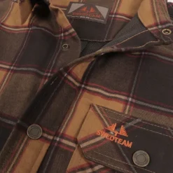 Crest Shirt vuorillinen paita, Dark Sand-Swedteam Outlet