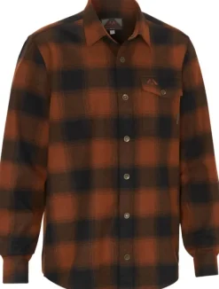 Swedteam Lynx Wool Shirt kauluspaita, Dark Orange Sale