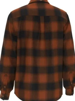 Swedteam Lynx Wool Shirt kauluspaita, Dark Orange Sale
