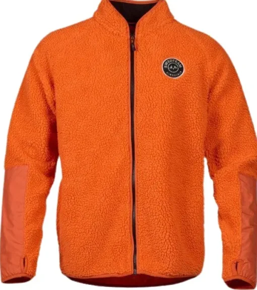 Ultra Pile Sweater fleecetakki, Orange Neon-Swedteam Fashion