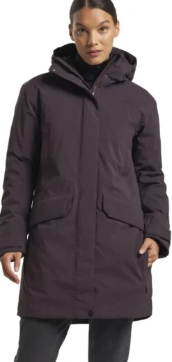 Eve Jacket naisten parkatakki, Dark Aubergine-Tenson Sale