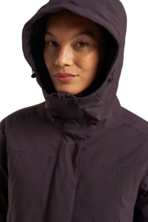 Eve Jacket naisten parkatakki, Dark Aubergine-Tenson Sale
