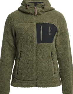 Tenson Himalaya Teddy Fleece Hood naisten fleecetakki, Grape leaf Clearance