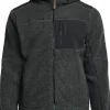 Himalaya Teddy Fleece Hood fleecetakki, Pirate Black-Tenson New