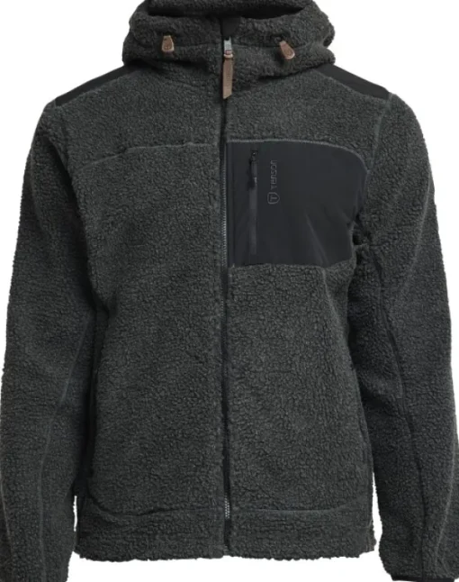 Himalaya Teddy Fleece Hood fleecetakki, Pirate Black-Tenson New