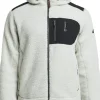Himalaya Teddy Fleece Hood fleecetakki, Oyster Mushroom-Tenson Sale
