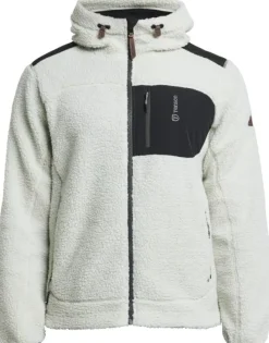 Himalaya Teddy Fleece Hood fleecetakki, Oyster Mushroom-Tenson Sale