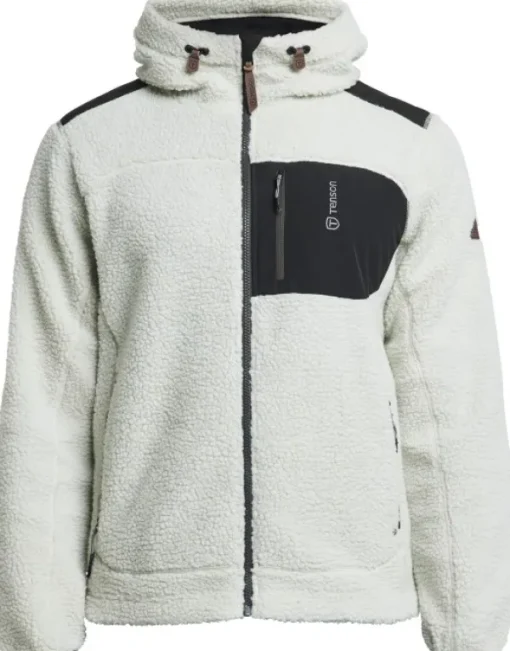 Himalaya Teddy Fleece Hood fleecetakki, Oyster Mushroom-Tenson Sale