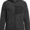Himalaya Teddy Fleece Hood naisten fleecetakki, Pirate Black-Tenson Online