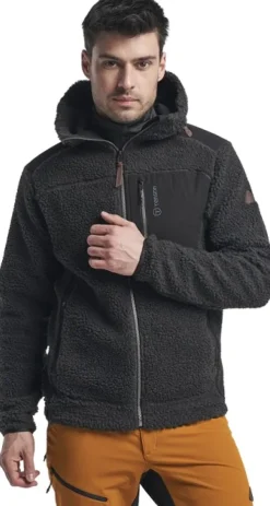 Himalaya Teddy Fleece Hood fleecetakki, Pirate Black-Tenson New
