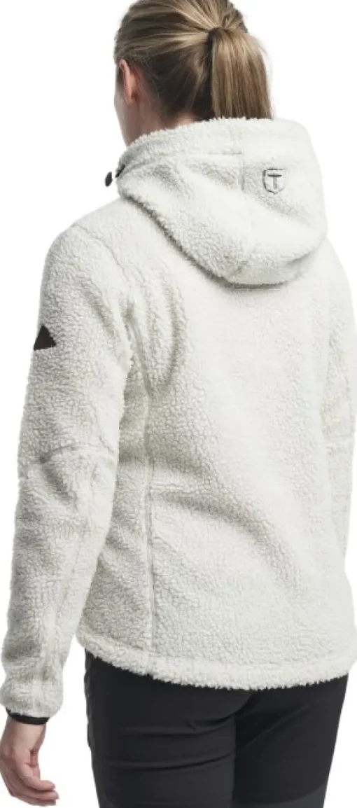 Himalaya Teddy Fleece Hood naisten fleecetakki, Oyster Mushroom-Tenson Sale