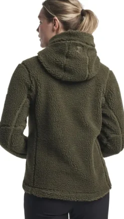Tenson Himalaya Teddy Fleece Hood naisten fleecetakki, Grape leaf Clearance