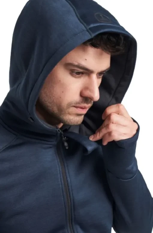 TXlite Hoodie Zip vetoketjullinen huppari, Midnight Navy-Tenson New