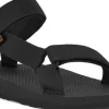 Original Universal naisten sandaalit, musta-Teva Clearance