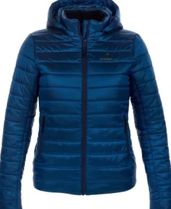 naisten ladattava lämpötakki, sininen-Thermic Fashion
