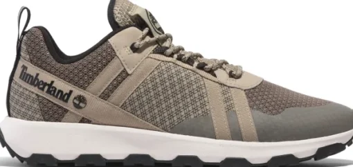 Timberland Windsor Trail Low Lace Up Sneaker kengät, Lt Brown Mesh Clearance