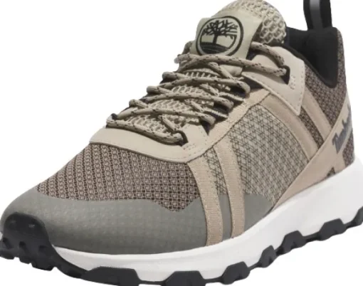 Timberland Windsor Trail Low Lace Up Sneaker kengät, Lt Brown Mesh Clearance