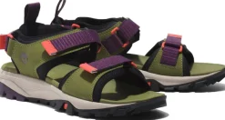 Timberland Womens Lincoln Peak 2 Strap Sandal Md naisten sandaalit, Grn Leather Sale