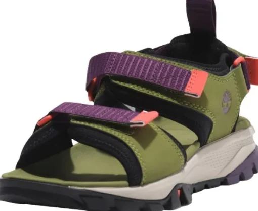 Timberland Womens Lincoln Peak 2 Strap Sandal Md naisten sandaalit, Grn Leather Sale