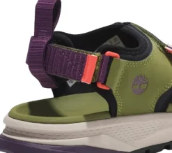 Timberland Womens Lincoln Peak 2 Strap Sandal Md naisten sandaalit, Grn Leather Sale