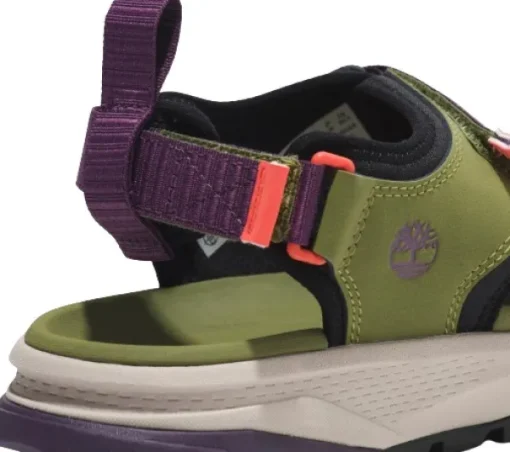 Timberland Womens Lincoln Peak 2 Strap Sandal Md naisten sandaalit, Grn Leather Sale