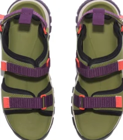 Timberland Womens Lincoln Peak 2 Strap Sandal Md naisten sandaalit, Grn Leather Sale
